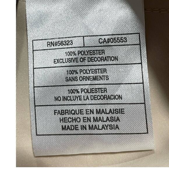 Nike Performance Pants Womens Small Golf Hiking Stretch Zip Pocket Cream Khaki - Picture 14 of 16